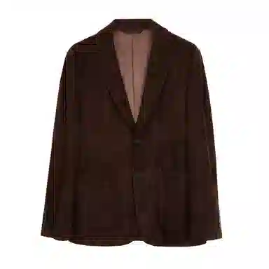 丹宁哲学 高端新西兰头层休闲长袖皮衣 男款