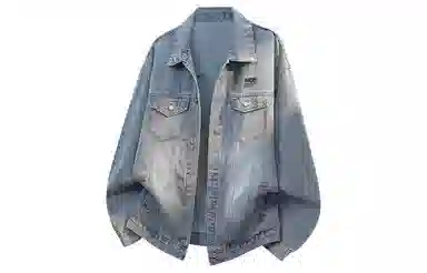 王者荣耀 美式水洗随性重工出街穿搭基础百搭户外休闲宽松廓形高街牛仔外套 男女同款