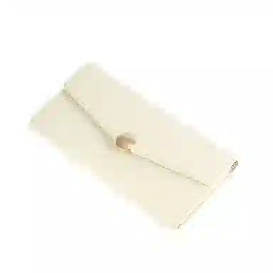 TUCANO Classic Leather Wallet Elephant Gray Ivory