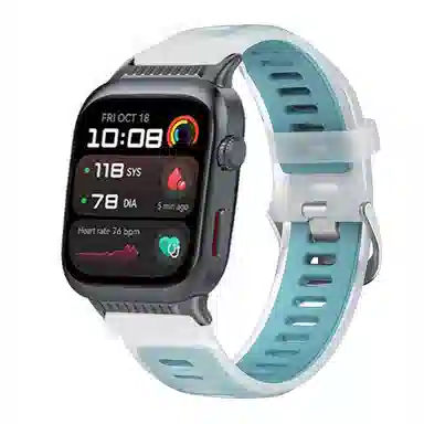 亿祈发 表带 华为适用 硅胶材质 果冻双色男女通用