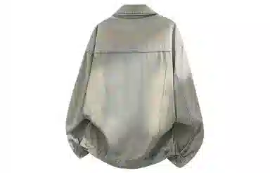 王者荣耀 美式复古水洗字母口袋个性简约嘻哈出街穿搭基础百搭户外休闲高街牛仔外套 男女同款