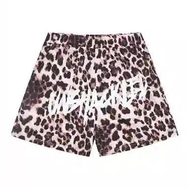 TWO TWO TREE Leopard Print Basketball Shorts