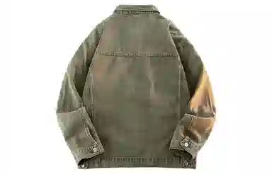 王者荣耀 美式复古水洗字母口袋个性简约嘻哈出街基础百搭户外休闲高街青少年牛仔外套 男女同款