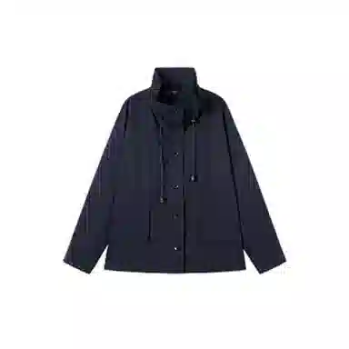 潞优野 时髦宽松小个子外套风衣 女款