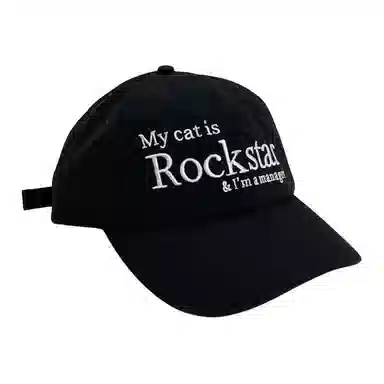 字母刺绣春秋百搭棒球帽大头围显脸小出游防晒遮阳时尚 棉涤纶 鸭舌帽 男女同款情侣款