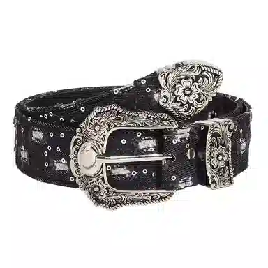 MINISO Retro Denim Belt PU