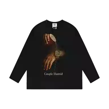 Couple Hunnid Vintage Print Long Sleeve Tee