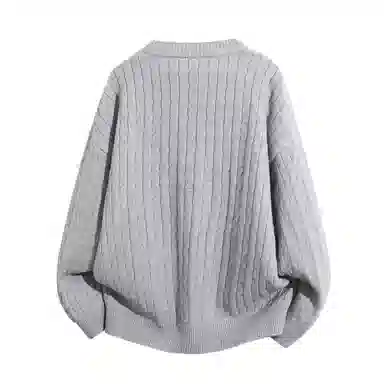 Wuhuangmao Embroidered Casual Knit Cardigan