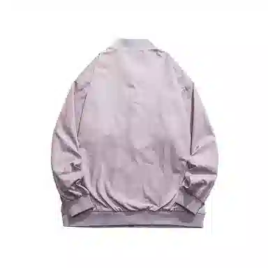 吾皇猫  原创美式复古简约基础款学院风字母印花夹克宽松潮流潮牌休闲外套时尚百搭痞帅上衣棒球服 男女同款