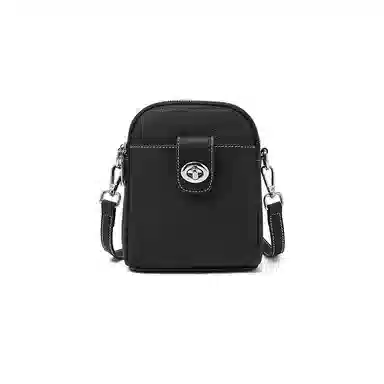 老人头 复古时尚百搭复古高颜值简约设计小巧轻便手机包 头层牛皮 单肩斜挎包 女款 黑色/米白色/灰色/焦糖色