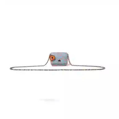 A BATHING APE Mini Crossbody Bag Blue Pink