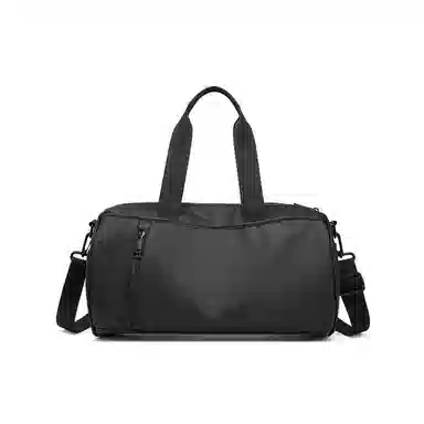 红蜻蜓 复古大容量短途出差游泳运动背包 织物 旅行包 男女同款情侣款 黑色