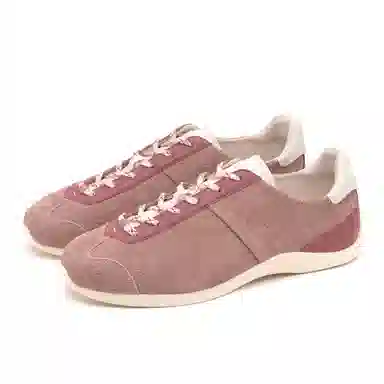 FOOT INDUSTRY Low Top Trainers Misty Rose