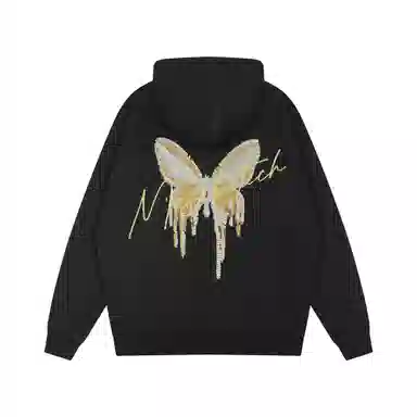 MUSCLETECH High Street Embroidered Butterfly Hoodie
