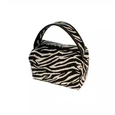 馨枕居时尚化妆包豹纹手提包休闲洗漱包女包包便携大容量收纳包化妆包 便携收纳防尘