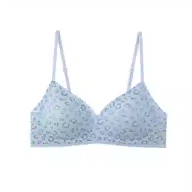 内在密码 性感豹纹内衣女无痕聚拢果冻条上托防下垂小胸不空杯文胸 女款