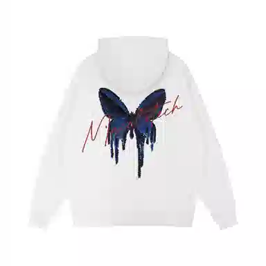 MUSCLETECH High Street Embroidered Butterfly Hoodie