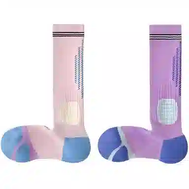 妮轻 健身跳绳肌能运动高筒袜 女款