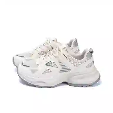 乐乐鱼 厚底百搭休闲运动小众通勤 低帮 老爹鞋 女