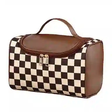 馨枕居化妆包大容量高级感防水大容量收纳包小众化妆袋化妆包 便携多层收纳防尘防泼水