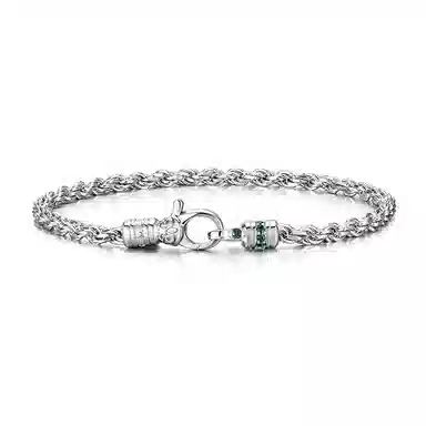 IDEAGEMER Iris Braided Chain Bracelet Copper Men