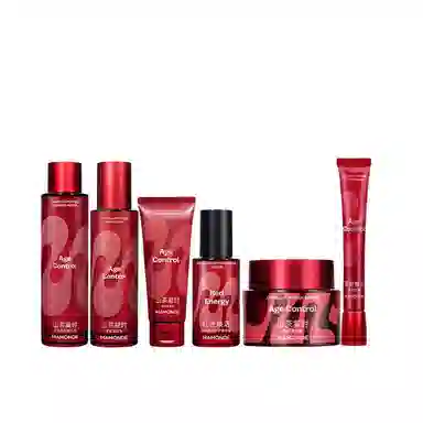 梦妆 山茶凝时多肽水乳洁面霜眼霜护肤套装 滋润补水 五件套