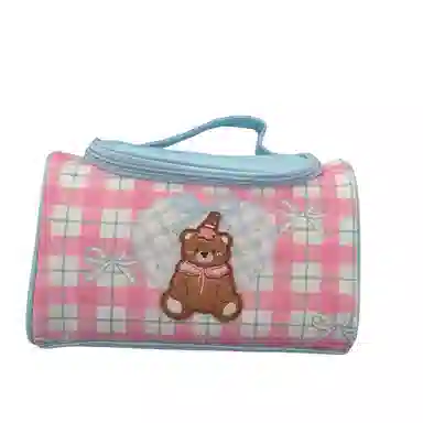 馨枕居可爱卡通手提化妆包女少女心便携大容量化妆品收纳洗漱包化妆包 便携收纳防尘