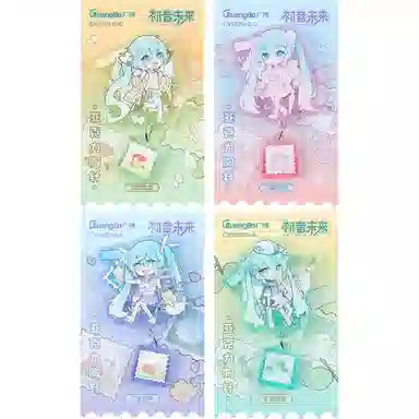 广博 一起郊游系列 初音未来 吧唧胸针 管谷 谷子 咕卡 马口铁 徽章