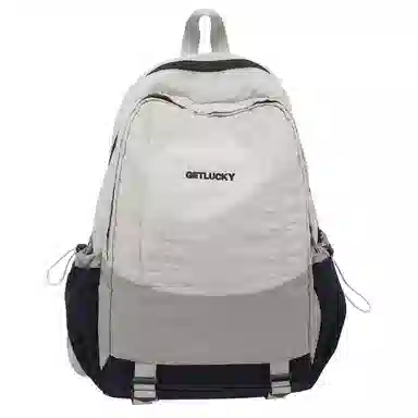 茵初 休闲补习大学轻便小学背包初高中旅行时尚徒步 尼龙 双肩包 男女同款情侣款 多色