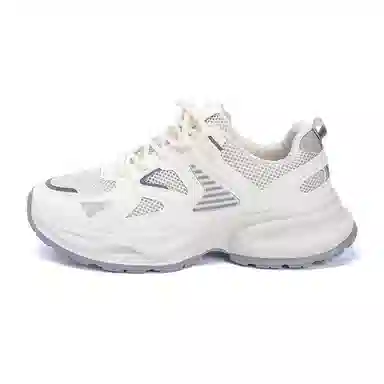 乐乐鱼 厚底百搭休闲运动小众通勤 低帮 老爹鞋 女