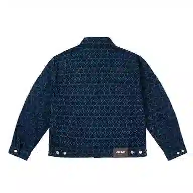 PALACE FW25 HEART DENIM JACKET logo