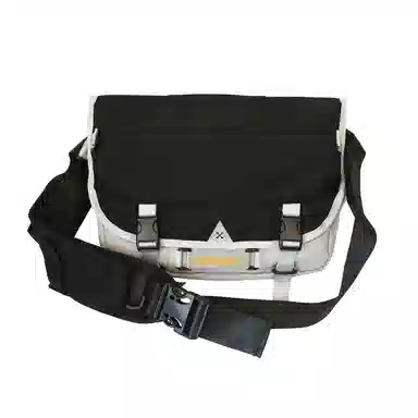 醇龙 工装斜挎包机能风骑行潮流 牛津布 单肩包 常规 男女同款情侣款 黑拼红/黑拼灰