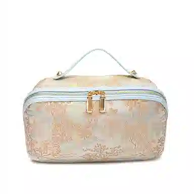 馨枕居国风刺绣化妆包大容量高级感化妆品收纳包便携旅行洗漱包化妆包 便携收纳防尘