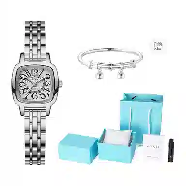 AIVN Elegant Quartz Watch Silver Dial