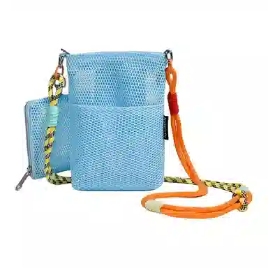 醇龙 网面设计轻便镂空透气 尼龙 斜挎包 女款 多色