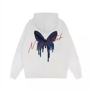 MUSCLETECH High Street Embroidered Butterfly Hoodie