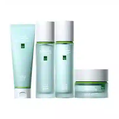 一叶子 雪耳系列 水润修护护肤套装 滋润清洁 四件套