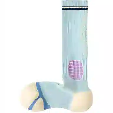 妮轻 健身跳绳肌能运动高筒袜 女款