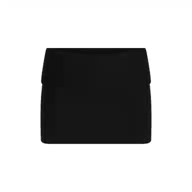 SKIMS Cotton Fleece Foldover Mini Skirt