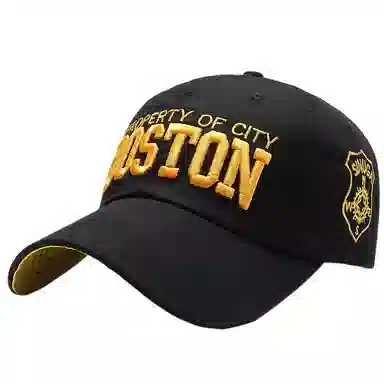 春夏透气吸湿排汗韩系牛仔个性破洞侧字母刺绣显脸小软顶弯檐遮阳防晒帽 棉 鸭舌帽 男女同款情侣款