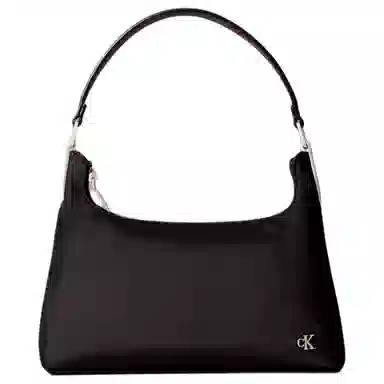 Calvin Klein Metal Detail Small Shoulder Bag Black