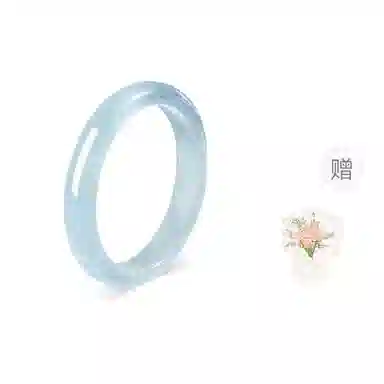 水贝 白月光 贵妃镯晶莹剔透 新中式国潮古风显气质高级感冷清感学生恋爱 玻璃猫眼 手镯 女款