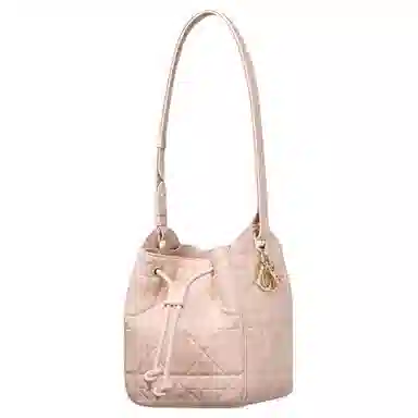 DIOR D-Motion Small Bucket Bag Blush Pink