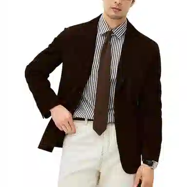 丹宁哲学 高端新西兰头层休闲长袖皮衣 男款