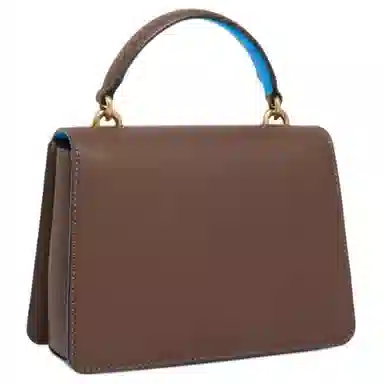 PINKO Love Bag Small Brown Leather Tote