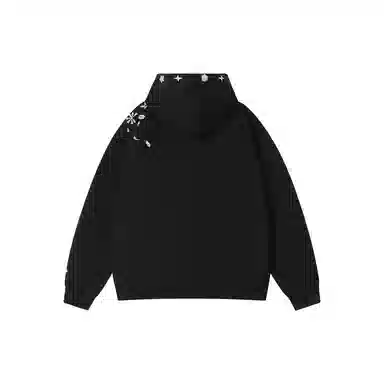 FORNINES Embroidered Hoodie Jacket