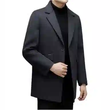 太子龍 高端毛呢呢子双面呢冬季西装 男款