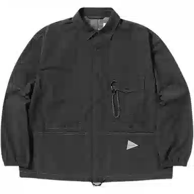 and wander FW25 crinkled nylon shirts jacket
