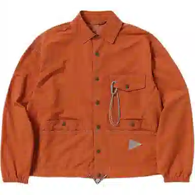 and wander FW25 crinkled nylon shirts jacket