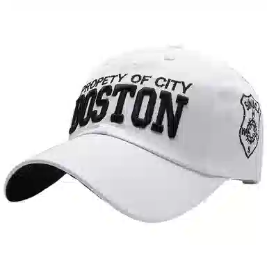 春夏透气吸湿排汗韩系牛仔个性破洞侧字母刺绣显脸小软顶弯檐遮阳防晒帽 棉 鸭舌帽 男女同款情侣款